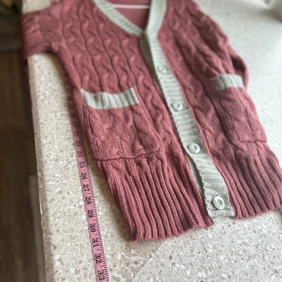 LuLaRoe Women's Mauve Gray Long Button Up Cardigan Sweater Oversized Small - Picture 7 of 8